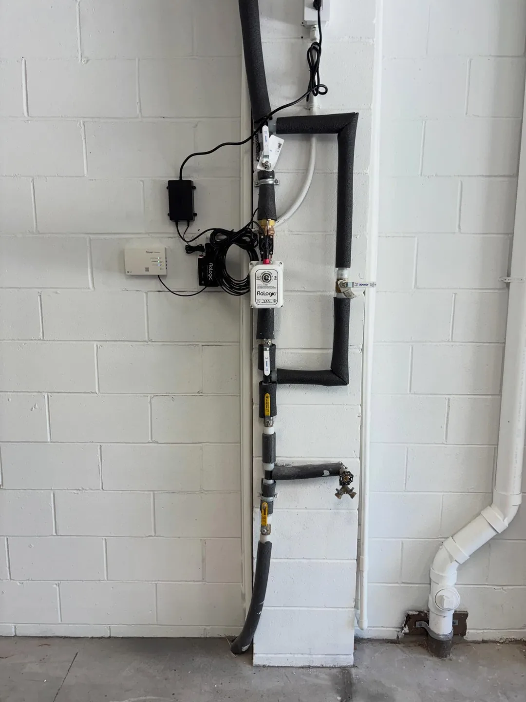 FloLogic automatic leak detection and water shutoff system installed in a Lowcountry home